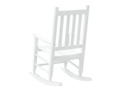 Mecedora infantil de madera maciza de álamo blanca