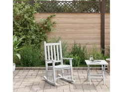 Mecedora infantil de madera maciza de álamo blanca