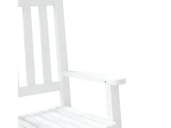 Mecedora infantil de madera maciza de álamo blanca