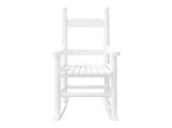 Mecedora infantil de madera maciza de álamo blanca