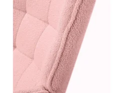 Mecedora para adultos - Mecedora ergonómica para exteriores - Para sala de estar - Jardín - Dormitorio - Rosa