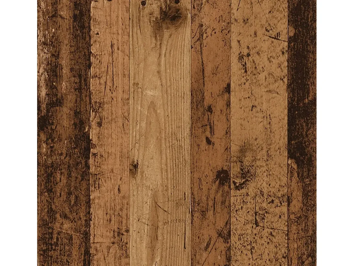 Mesa alta con estantes madera envejecida 90x40x103,5 cm