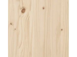 Mesa alta de bar de madera maciza de pino 80x80x110 cm