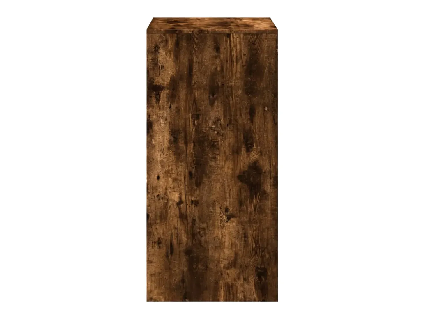 Mesa alta de bar madera ingeniería roble ahumado 51x50x103,5 cm