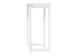 Mesa alta de bar madera maciza de pino blanco 60x60x110 cm ES574082