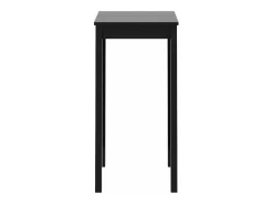 Mesa alta de bar MDF negra 55x55x107 cm ES647219