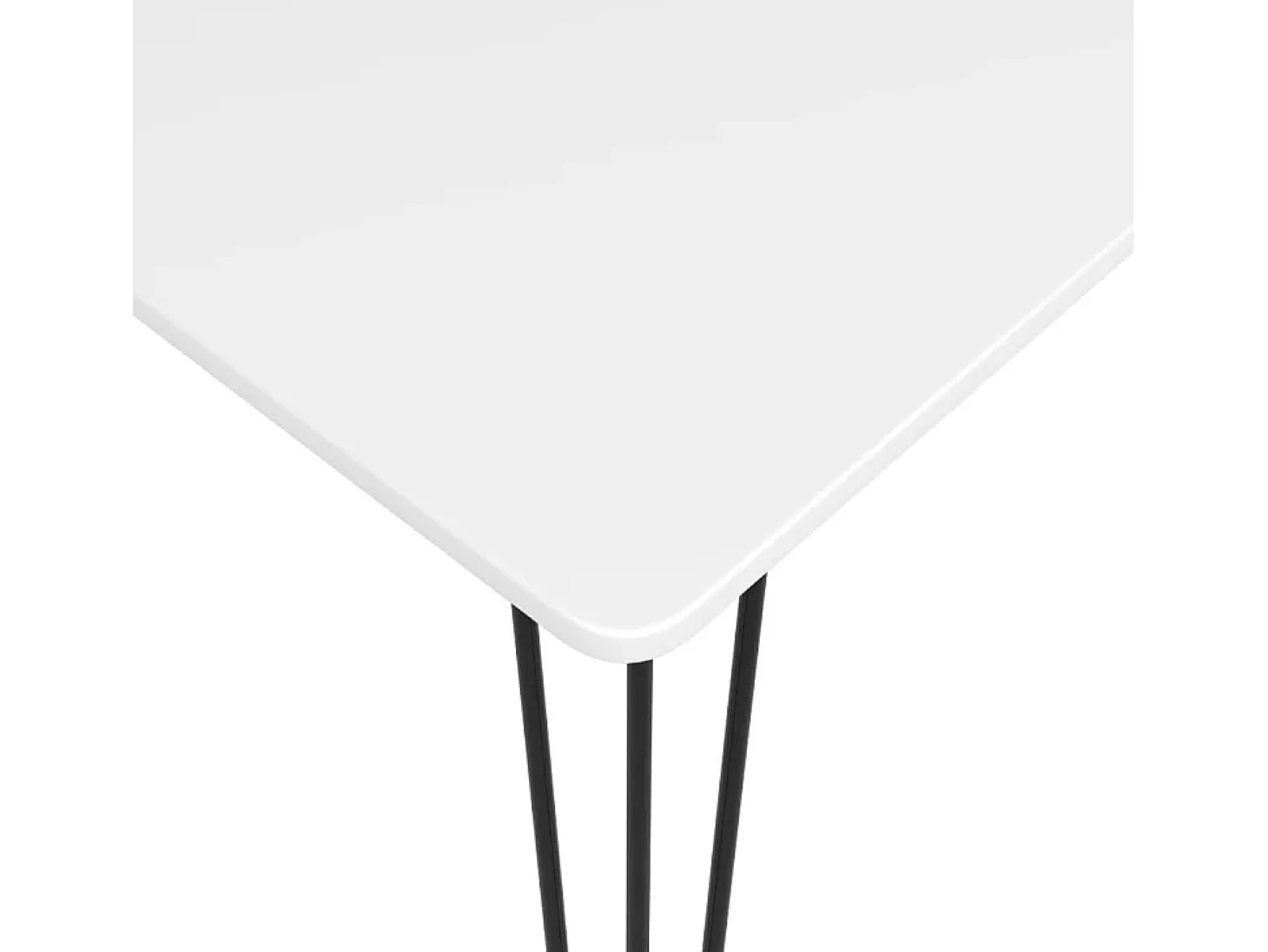 Mesa alta de cocina blanco 120x60x105 cm ES379958