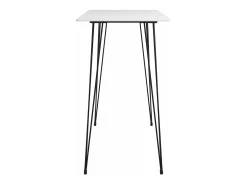 Mesa alta de cocina blanco 120x60x105 cm ES379958