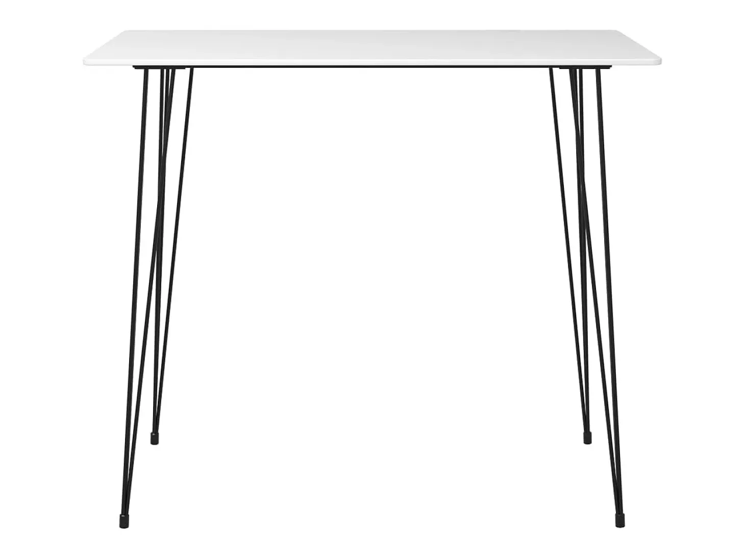 Mesa alta de cocina blanco 120x60x105 cm ES379958