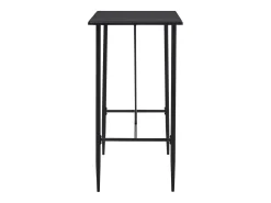 Mesa alta de cocina MDF negro 120x60x110 cm ES787079
