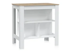 Mesa alta Nitza Blanco Artik (Blanco Mate) - Natur