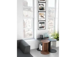 Mesa auxiliar - A62cm x L46cm x P55cm gris grafito -Trébol
