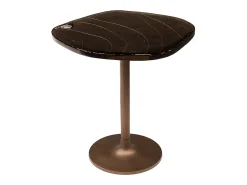 Mesa auxiliar - marrón Cristal - 53 x 42 cm - DARI