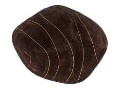 Mesa auxiliar - marrón Cristal - 53 x 42 cm - DARI