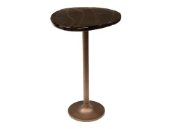 Mesa auxiliar - marrón Cristal - 38 x 33 cm - DARI