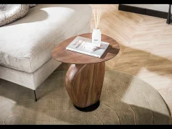 Mesa auxiliar - marrón Madera - 45 x 36 cm - MINOTA