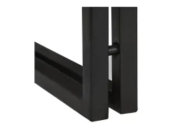 Mesa auxiliar 30 x 30 x 40 cm Madera de acacia sólida y metal