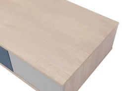 Mesa auxiliar con 3 cajones y 1 estante - Multicolor - FILUTIA