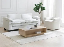 Mesa auxiliar con 3 cajones y 1 estante - Multicolor - FILUTIA
