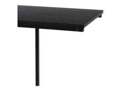 Mesa auxiliar con superficie de MDF negro