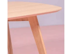 Mesa auxiliar cuadrada en madera de roble (80x80) - Northpole - Roble
