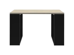 Mesa auxiliar de centro elegante y moderna color negro / madera 65 x 65 x 40 cm