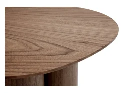 Mesa auxiliar de diseño de nogal HOLLEN