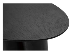 Mesa auxiliar de diseño negra HOLLEN