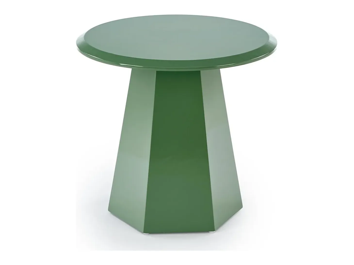 Mesa auxiliar de diseño verde 50 x 47 cm KIMI