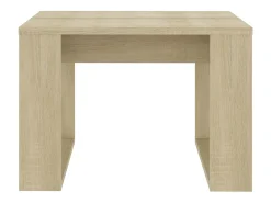 Mesa auxiliar de madera contrachapada roble Sonoma 50x50x35 cm