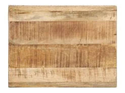 Mesa auxiliar de madera de mango maciza 40x30x50 cm