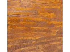 Mesa auxiliar de madera de teca 60x60x38 cm