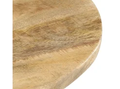 Mesa auxiliar de madera maciza de mango 48x48x56 cm