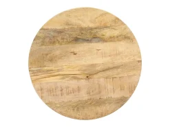 Mesa auxiliar de madera maciza de mango 48x48x56 cm