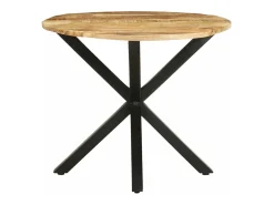 Mesa auxiliar de madera maciza de mango 68x68x56 cm