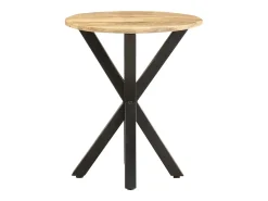 Mesa auxiliar de madera maciza de mango 48x48x56 cm ES576385