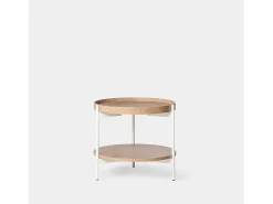 Mesa auxiliar de Madera Natural 45 x 50- Dan