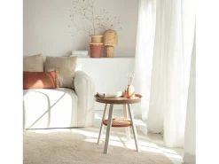Mesa auxiliar de Madera Natural 55 x 50- Birta