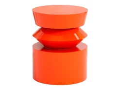 Mesa auxiliar de MDF - Naranja lacado - NIDIMA