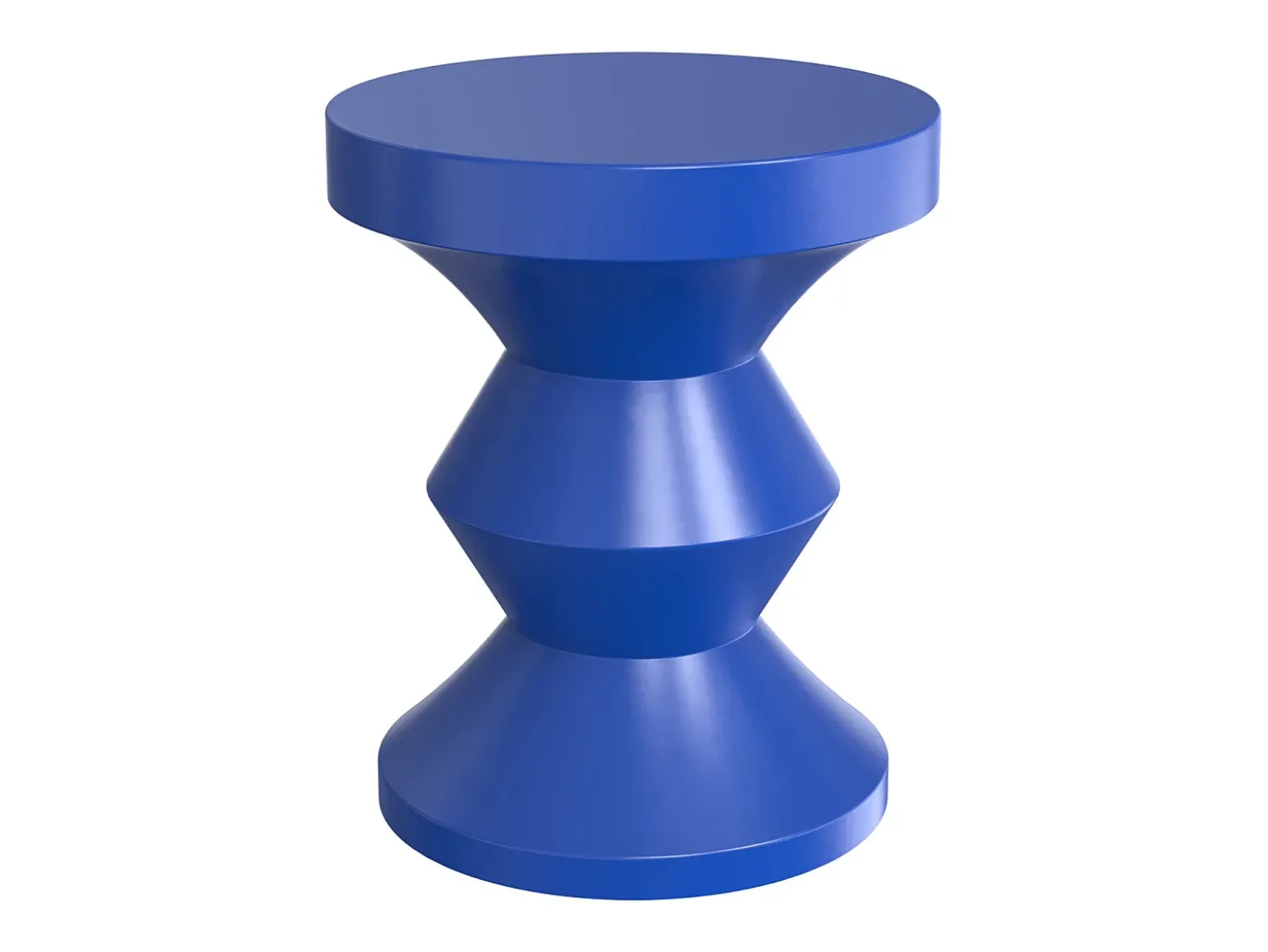 Mesa auxiliar de metal - Color: Azul - ZOLIMI