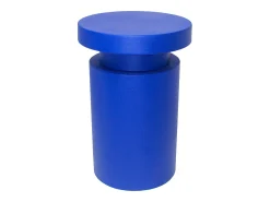 Mesa auxiliar de metal - Color: Azul - RIDALIA