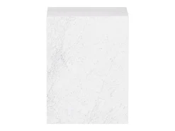 Mesa auxiliar de mármol – blanco – Pelican
