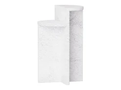 Mesa auxiliar de mármol – blanco – Swan Tall