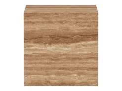 Mesa auxiliar de travertino – nogal – Dove