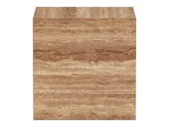 Mesa auxiliar de travertino – nogal – Dove