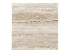 Mesa auxiliar de travertino – beige – Dove Low