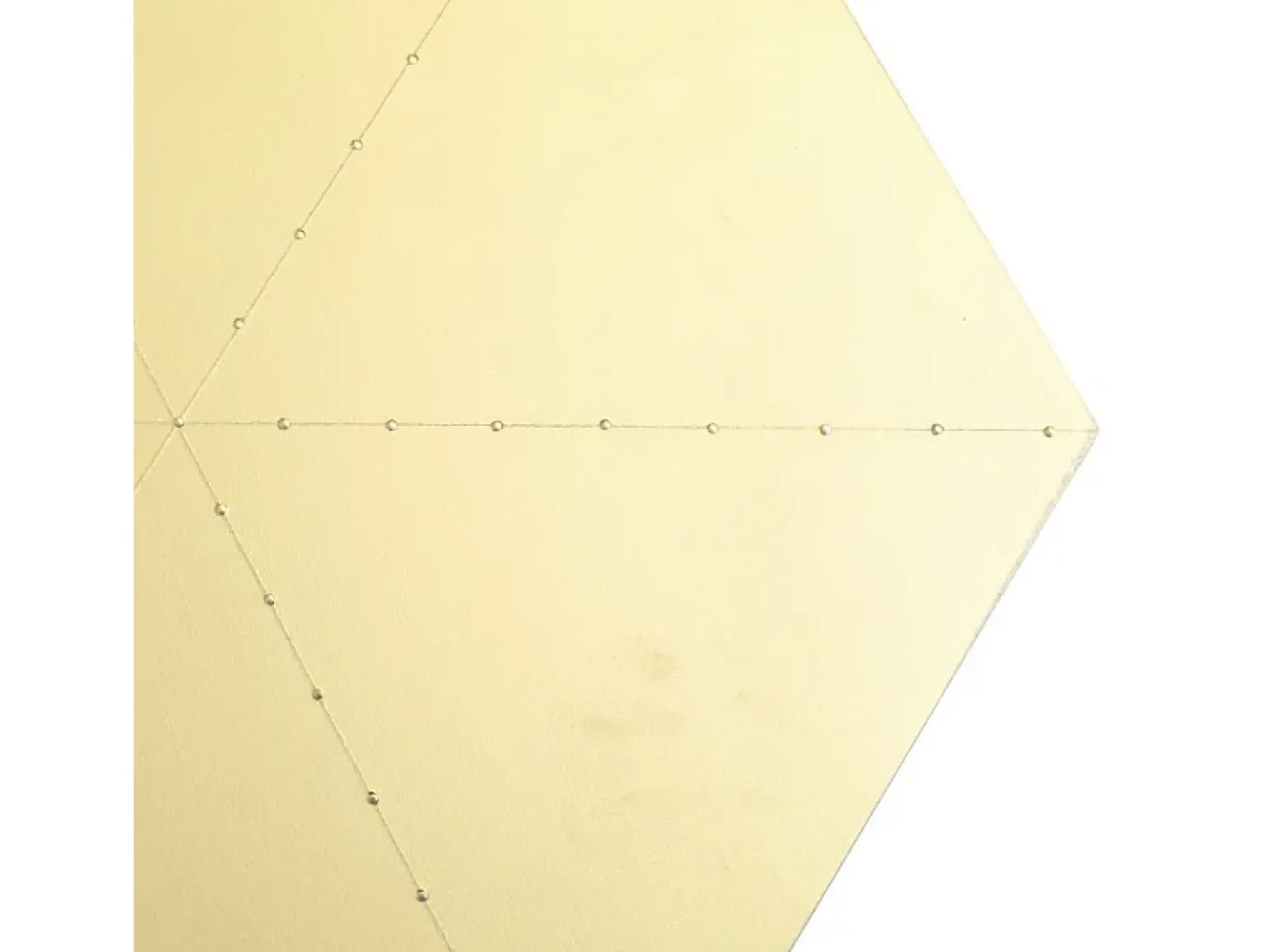 Mesa auxiliar dorado 35x50x50 cm