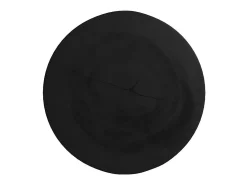 Mesa auxiliar en madera de suar negra D35cm - Chowi