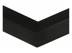 Mesa auxiliar forma de U madera maciza reciclada 45x30x61 cm