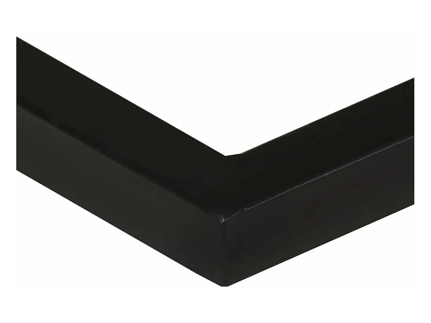 Mesa auxiliar forma de U madera maciza de mango 45x30x61 cm